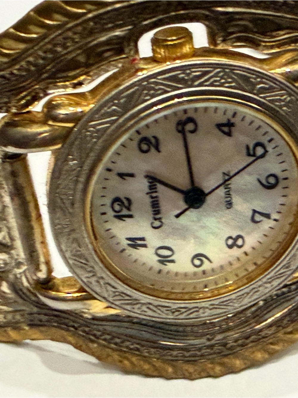 Crumrine Vintage Watch  and Bracelet Country Jewelry Bracelet